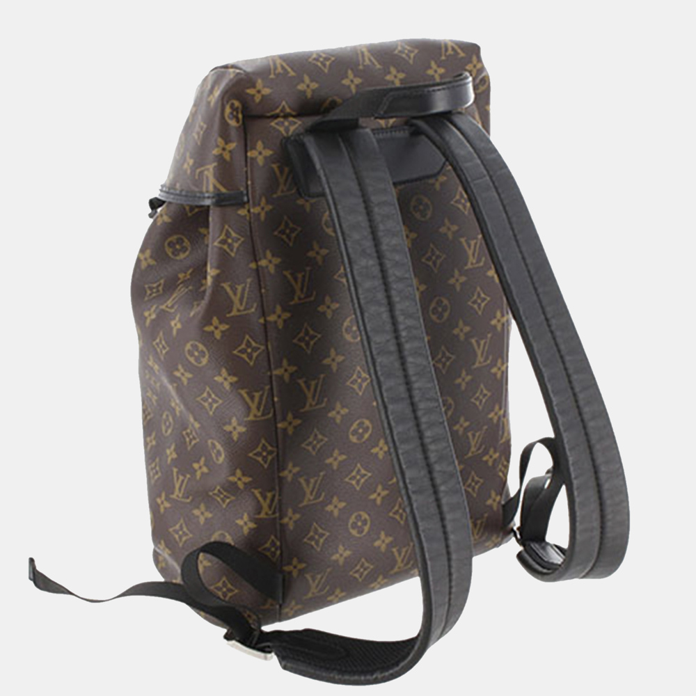 

Louis Vuitton Black/Brown Monogram Macassar Zack Backpack