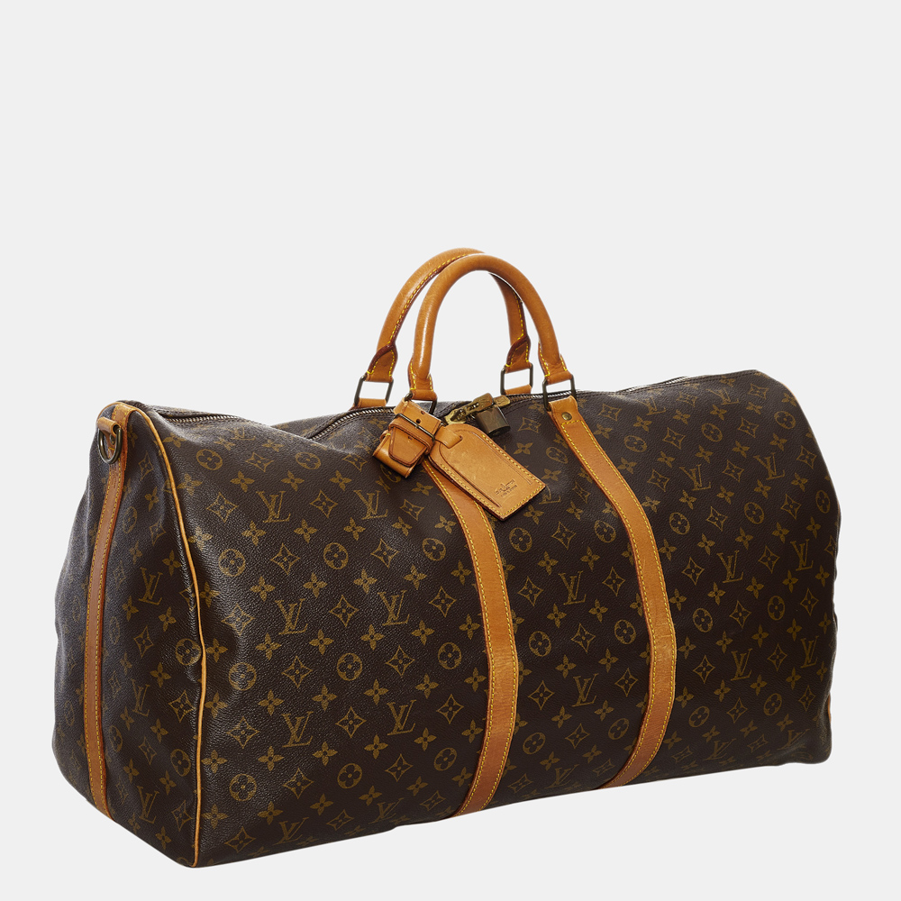 

Louis Vuitton Monogram Keepall Bandouliere 60, Brown