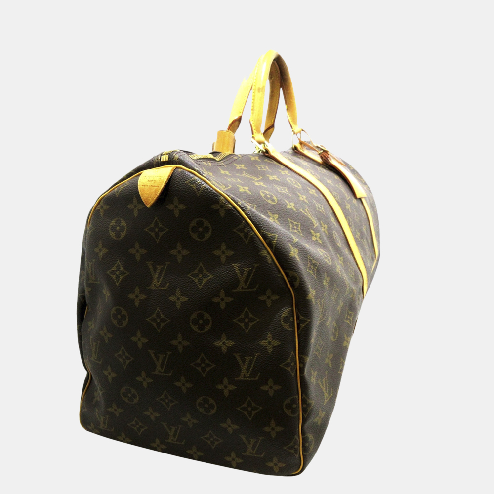 

Louis Vuitton Brown Monogram Keepall 55