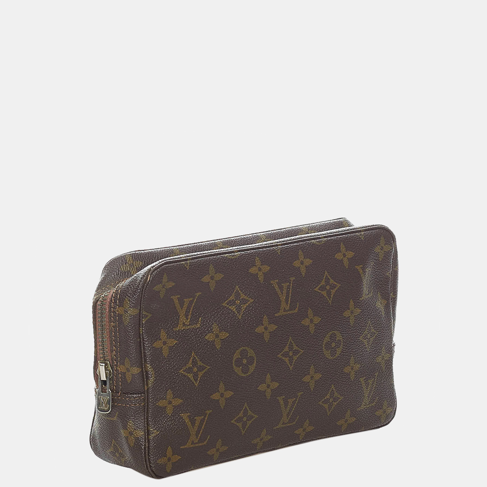 

Louis Vuitton Monogram Trousse Toilette 23, Brown