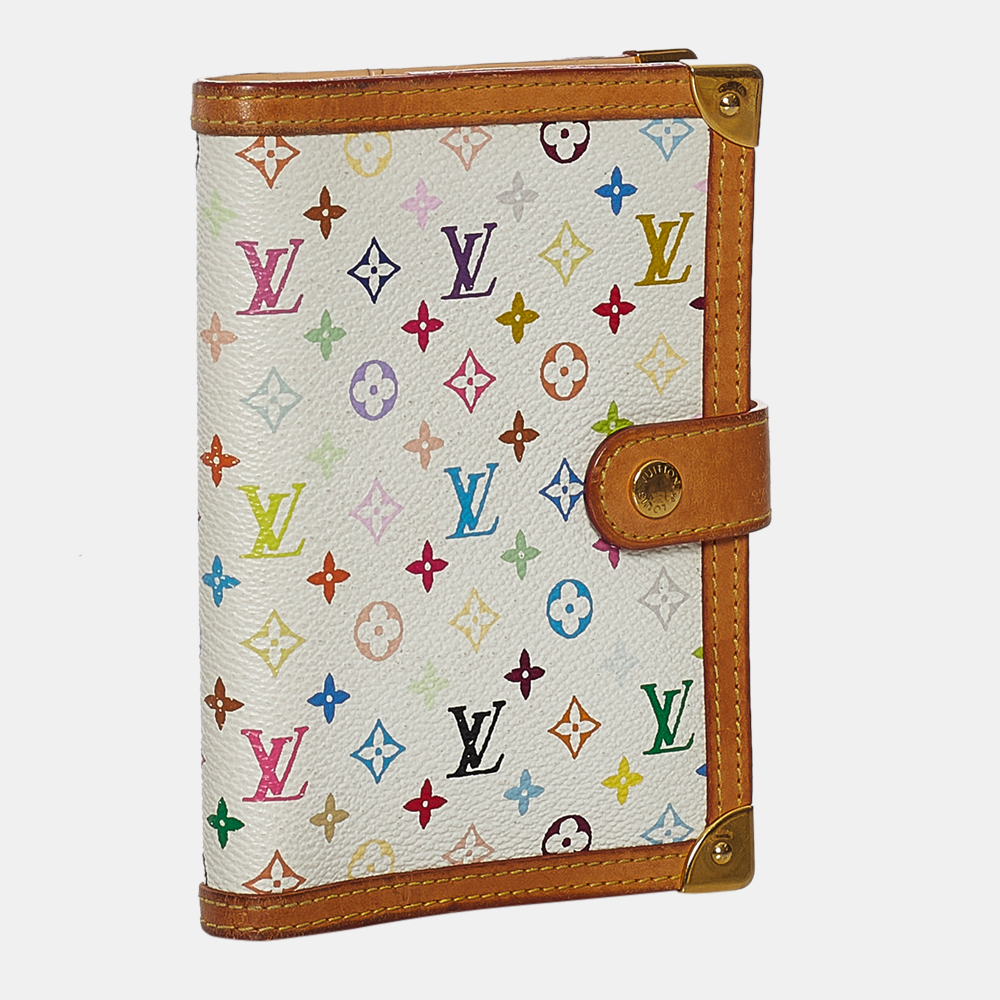 

Louis Vuitton Multi Color/White Monogram Multicolore Agenda PM, Multicolor