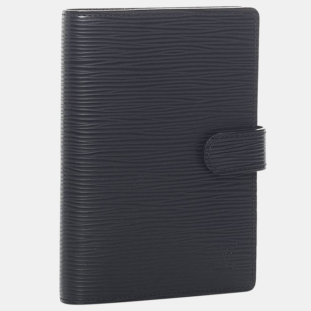 

Louis Vuitton Black Epi Agenda PM