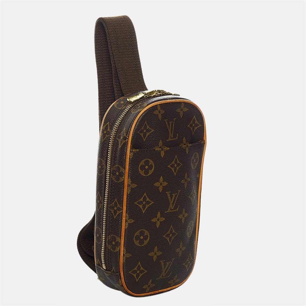 

Louis Vuitton Brown Monogram Gange Pochette