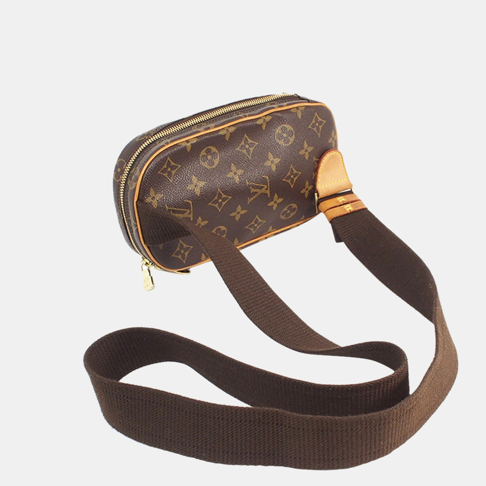 

Louis Vuitton Brown Monogram Gange Pochette