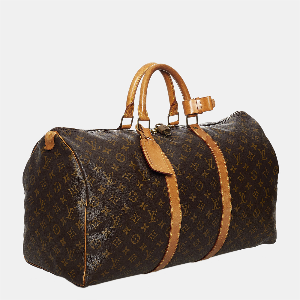 

Louis Vuitton Monogram Keepall 50, Brown