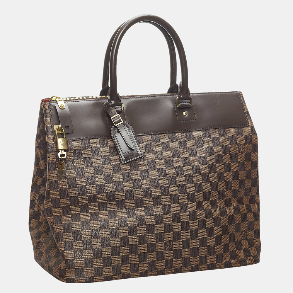 

Louis Vuitton Brown Damier Ebene Greenwich PM