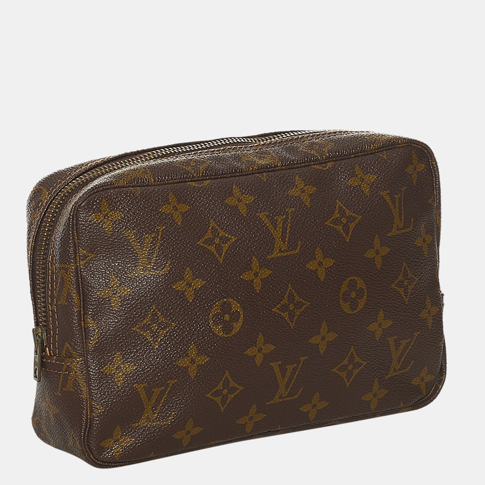 

Louis Vuitton Brown Monogram Trousse Toilette 23