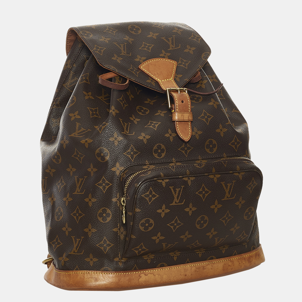 

Louis Vuitton Brown Monogram Montsouris GM