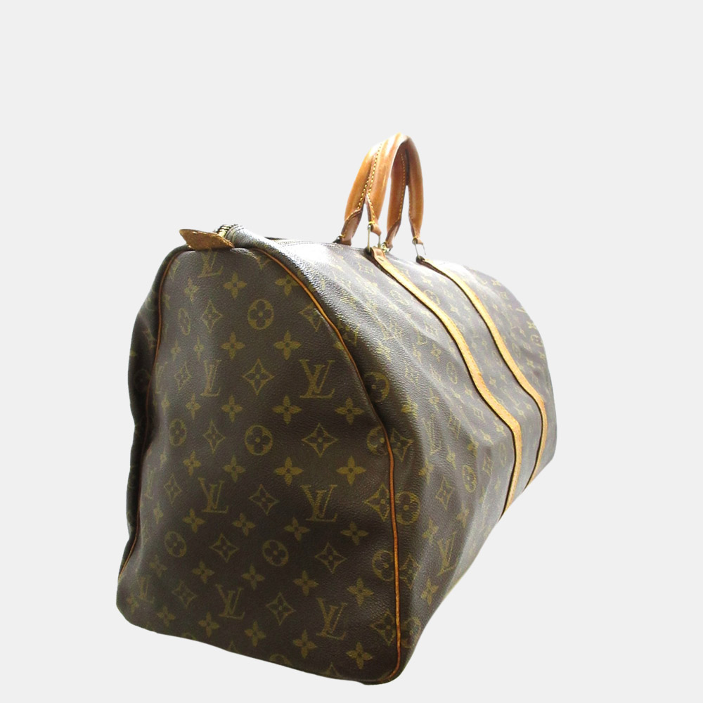 

Louis Vuitton Brown Monogram Keepall 55