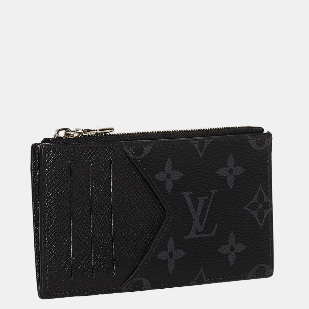 

Louis Vuitton Black Taigarama Card Holder