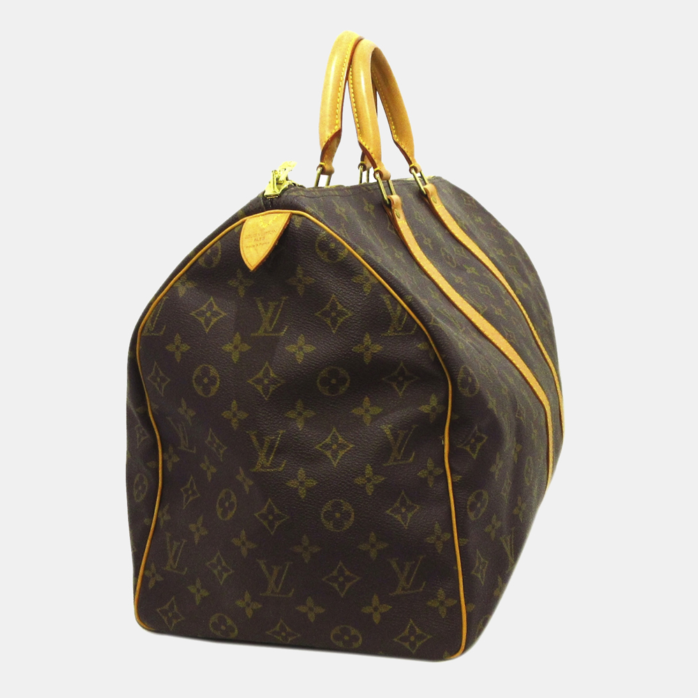 

Louis Vuitton Brown Monogram Keepall 50