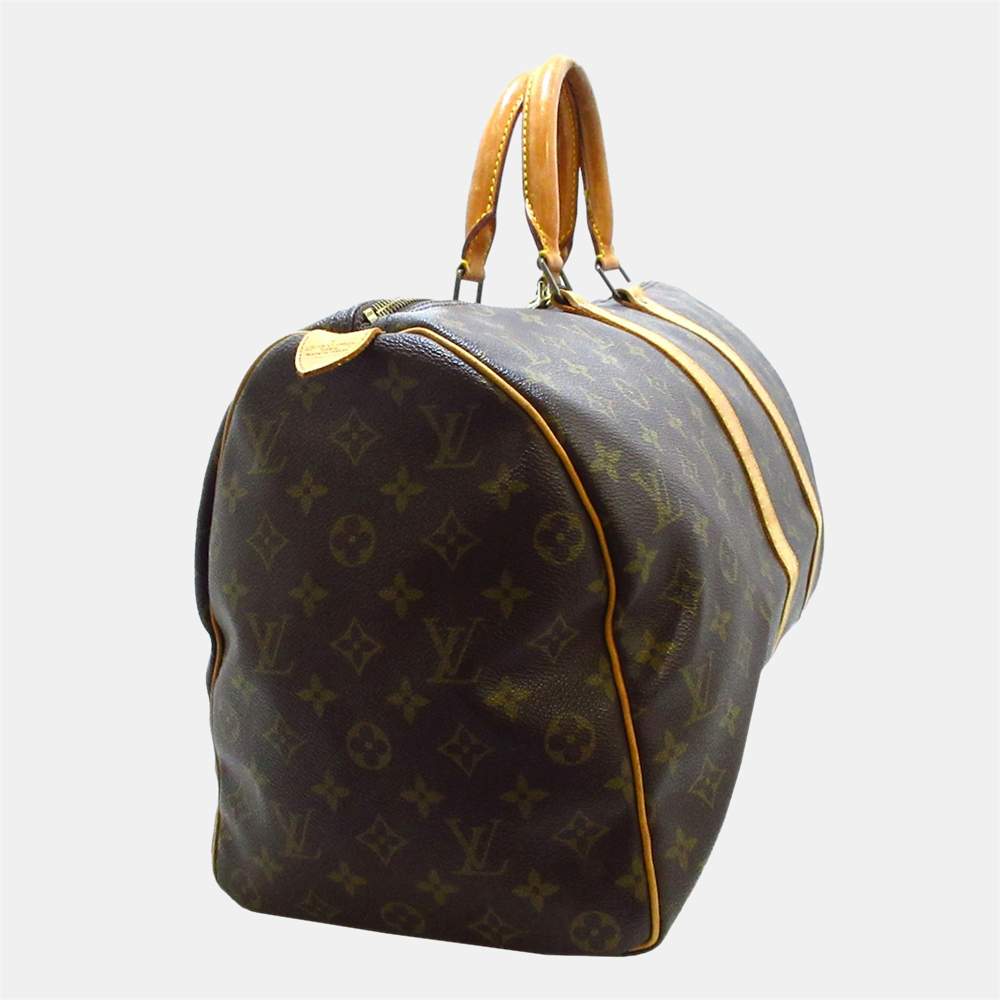 

Louis Vuitton Brown Monogram Keepall 45