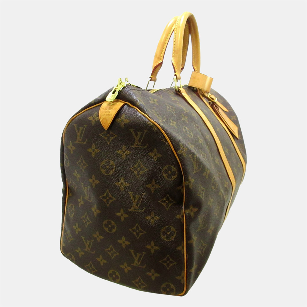 

Louis Vuitton Brown Monogram Keepall 45
