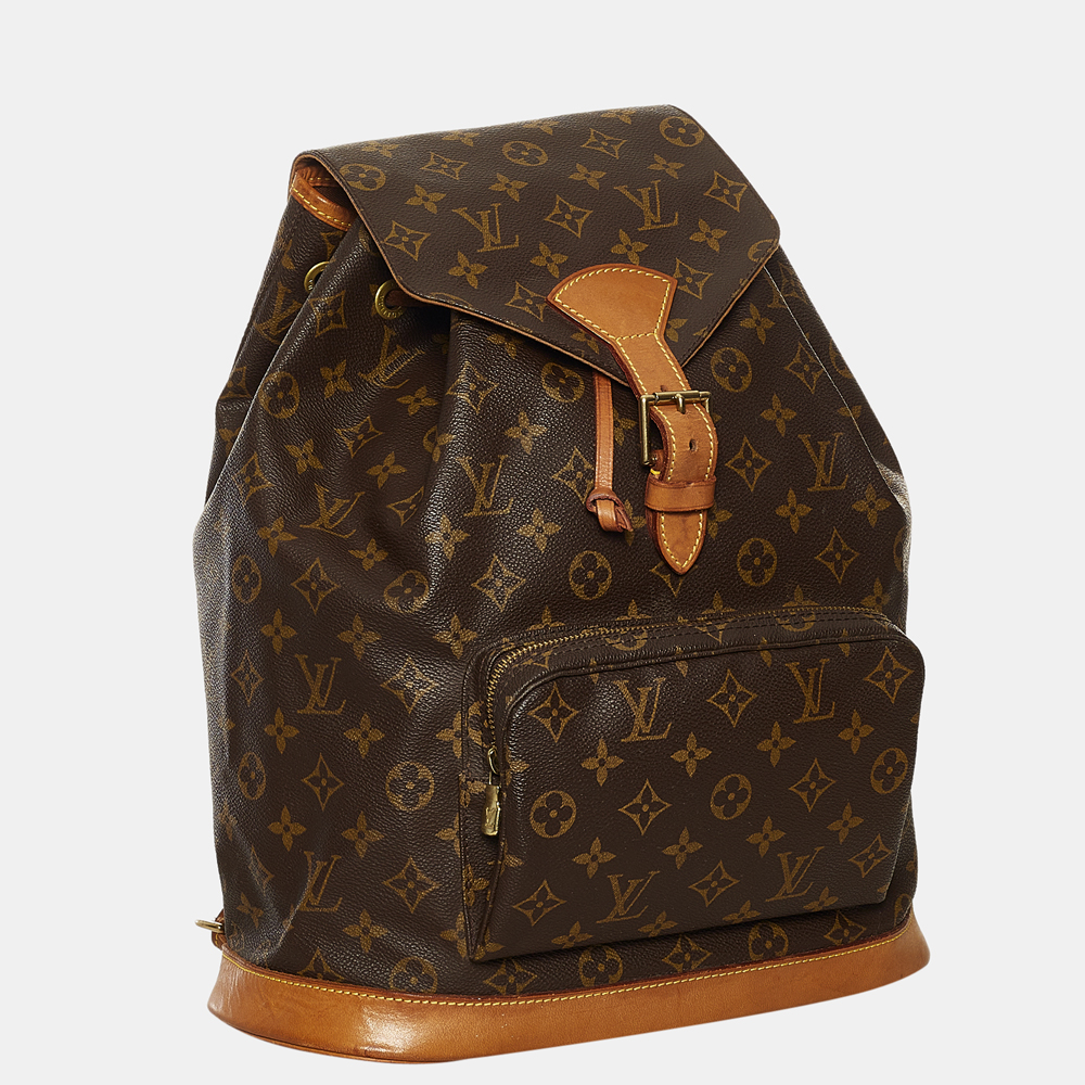 

Louis Vuitton Brown Monogram Montsouris GM