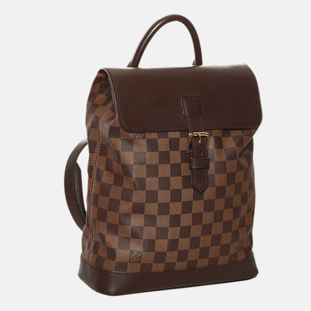 

Louis Vuitton Brown Damier Ebene Soho Backpack