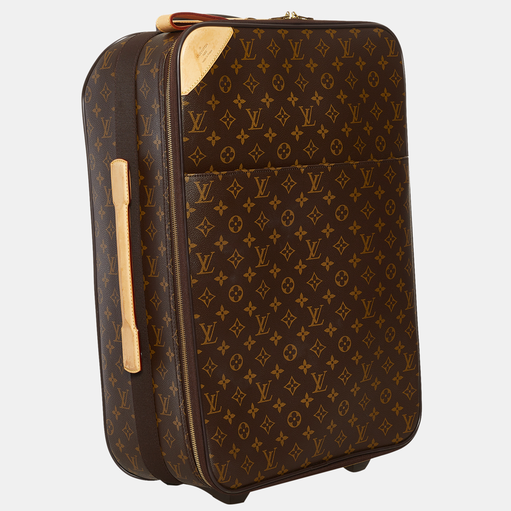 

Louis Vuitton Brown Monogram Pegase 55