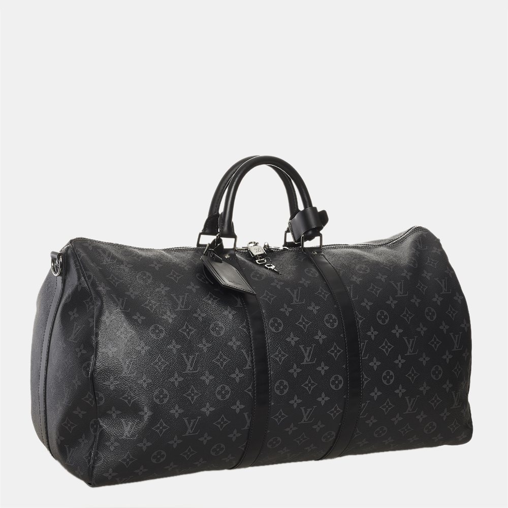 Louis Vuitton Brown Monogram Eclipse Keepall Bandouliere
