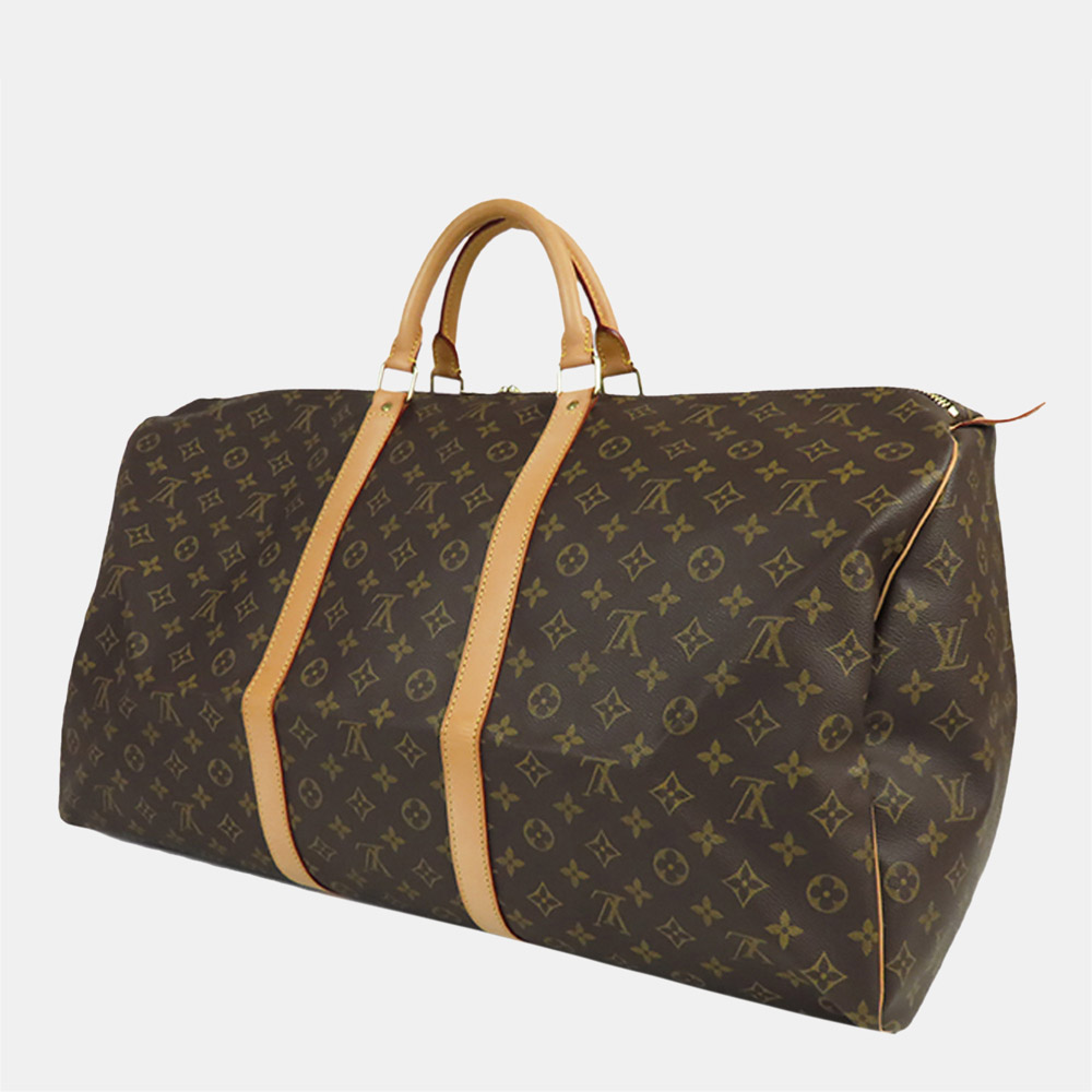 

Louis Vuitton Brown Monogram Keepall 60