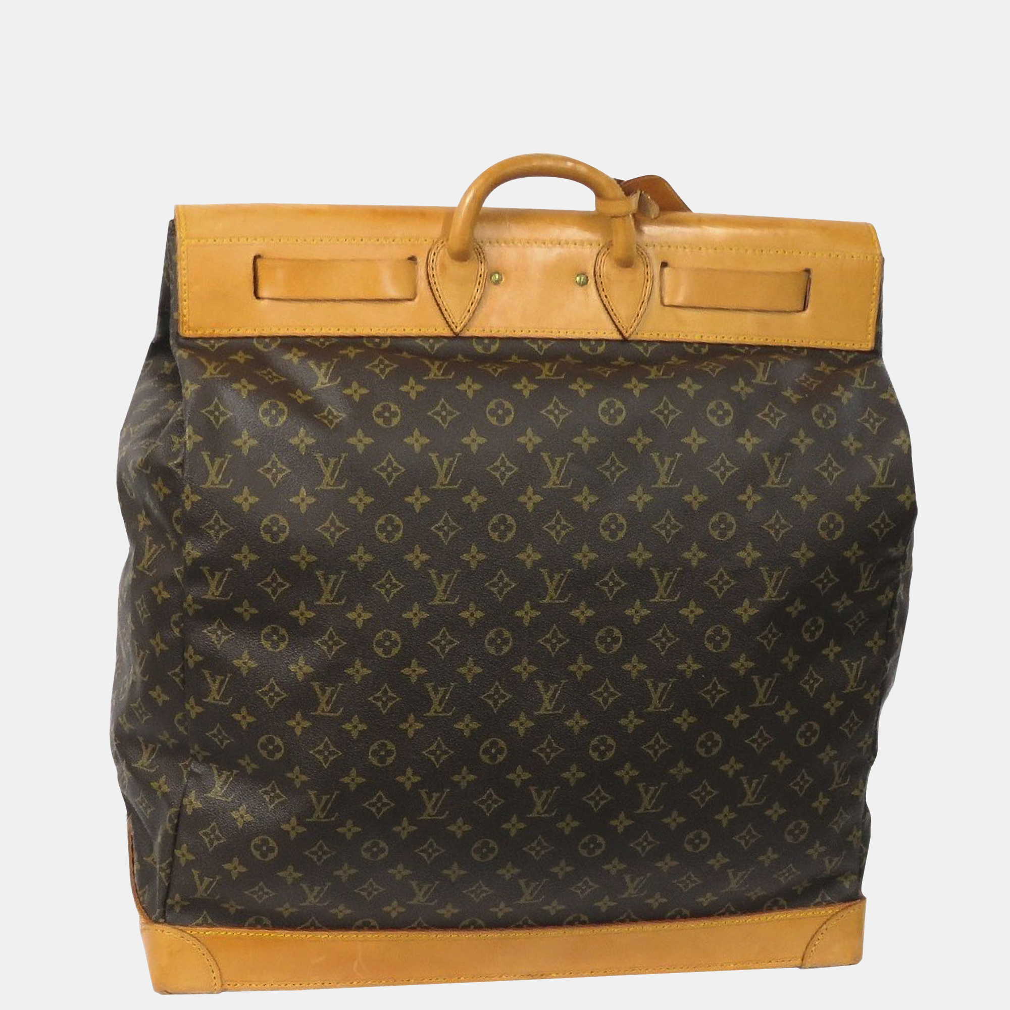 

Louis Vuitton Brown Monogram Steamer 55
