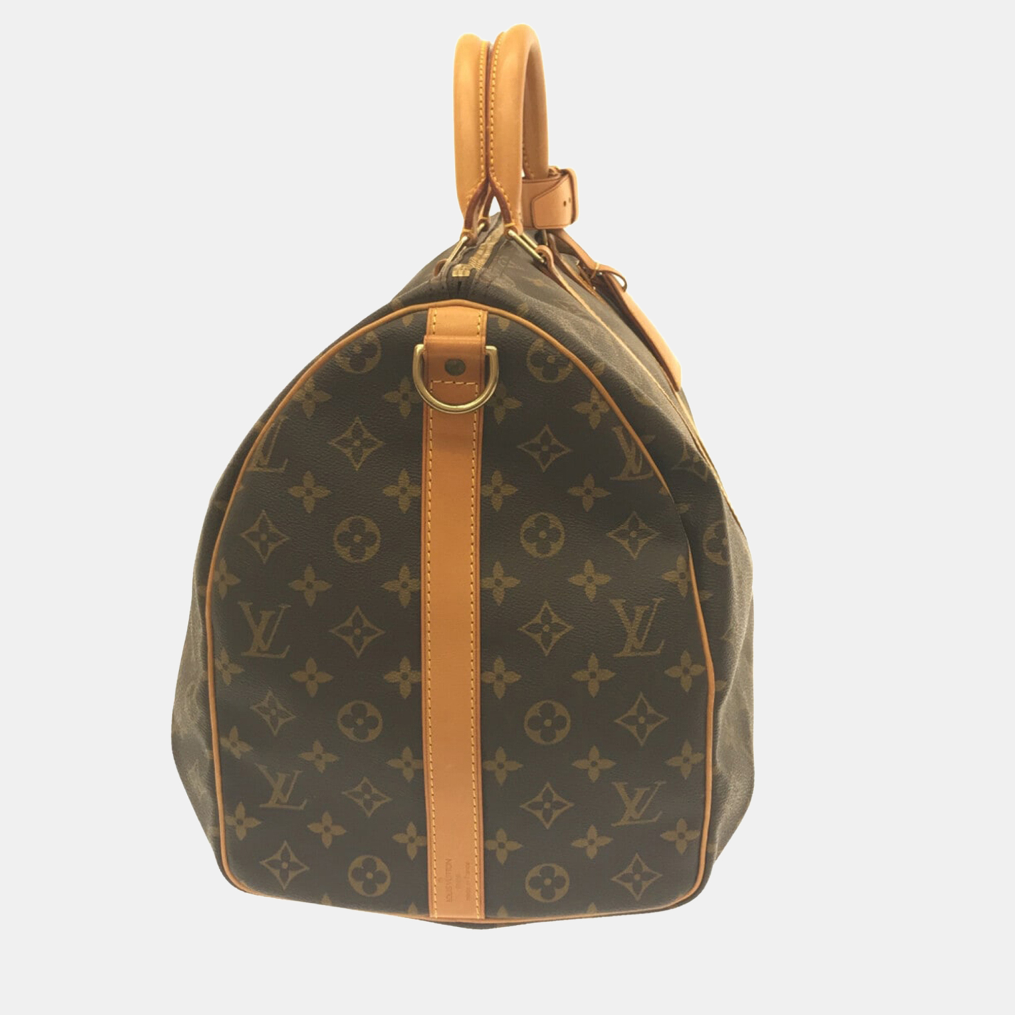 

Louis Vuitton Brown Monogram Keepall Bandouliere 50