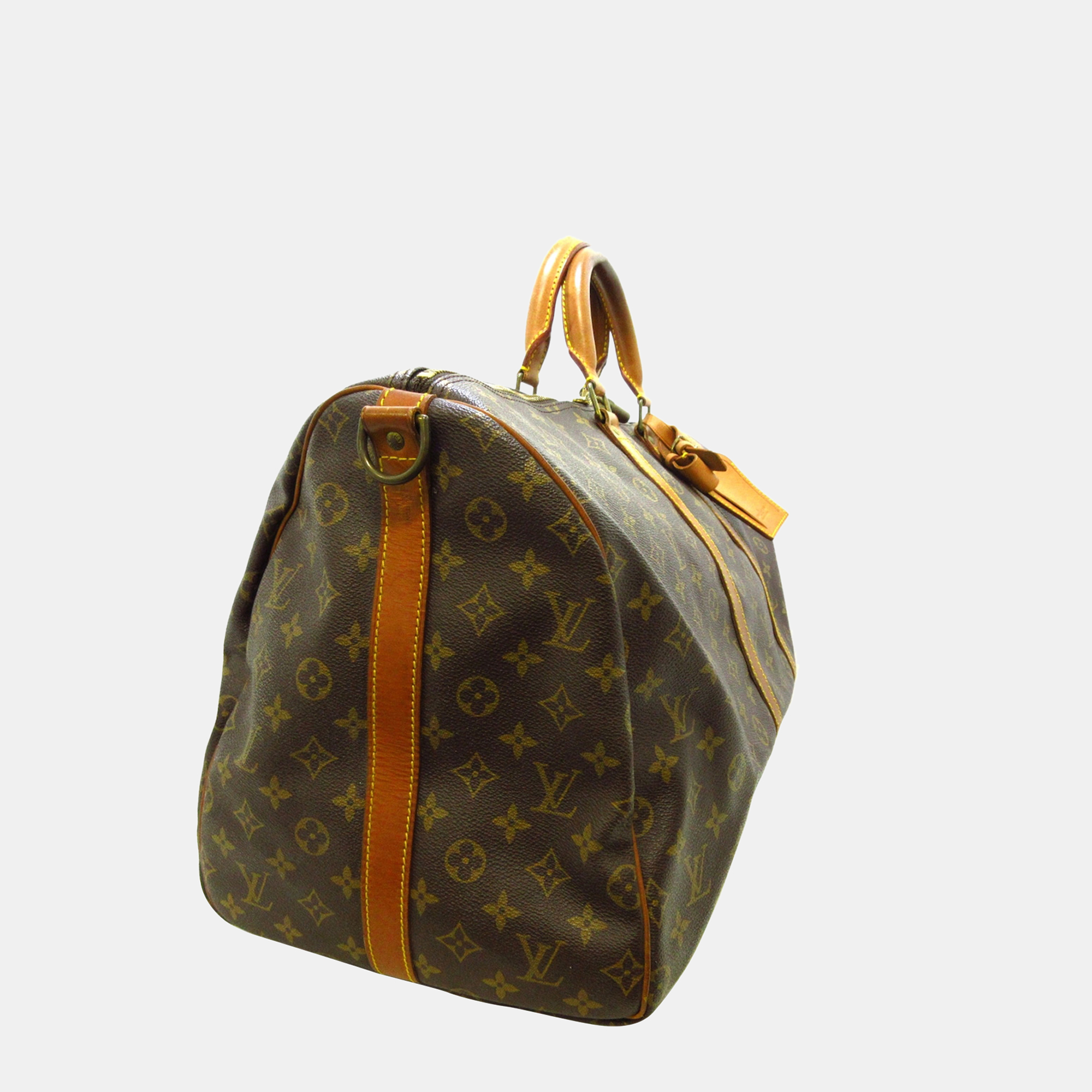 

Louis Vuitton Brown Monogram Keepall Bandouliere 55