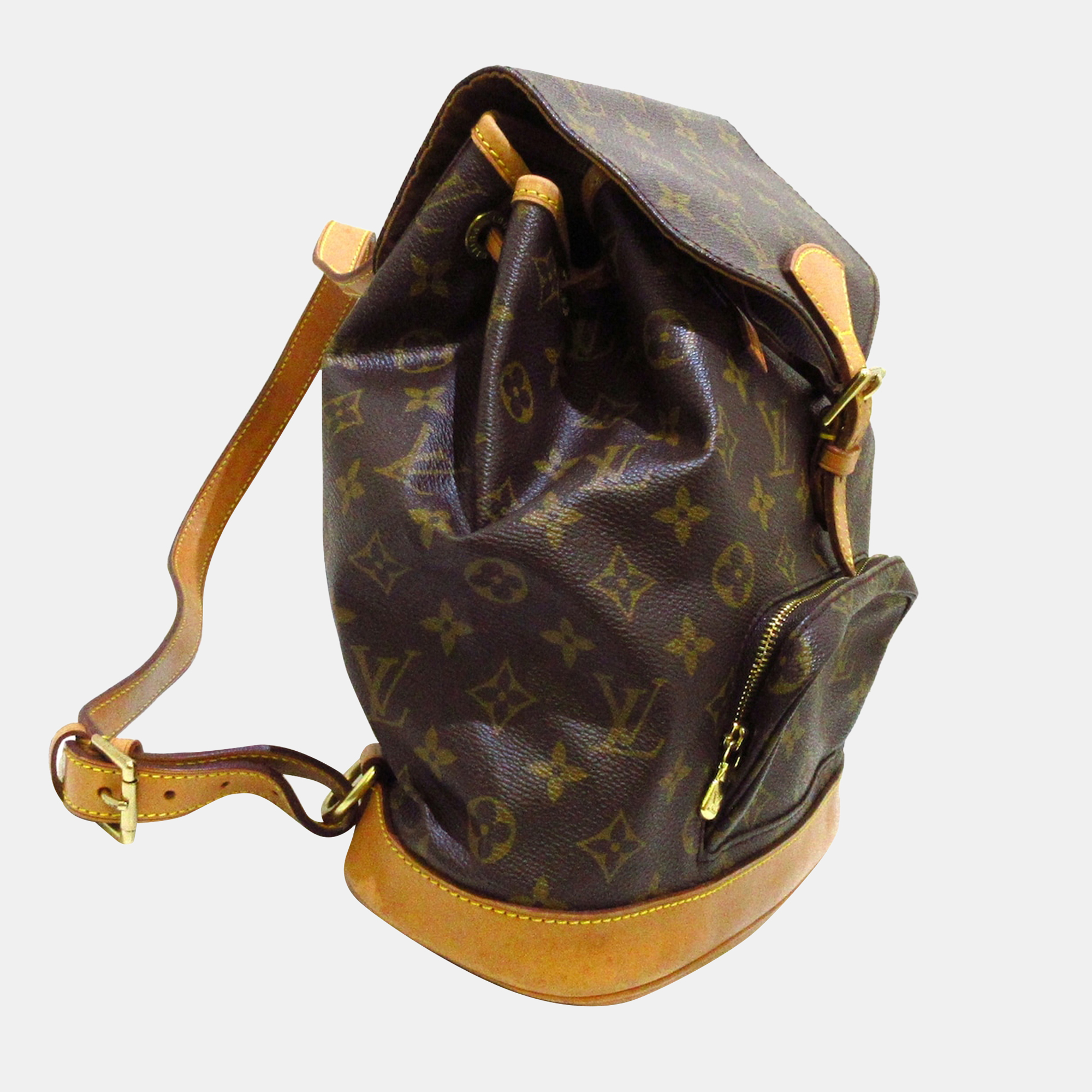 

Louis Vuitton Brown Monogram Montsouris MM