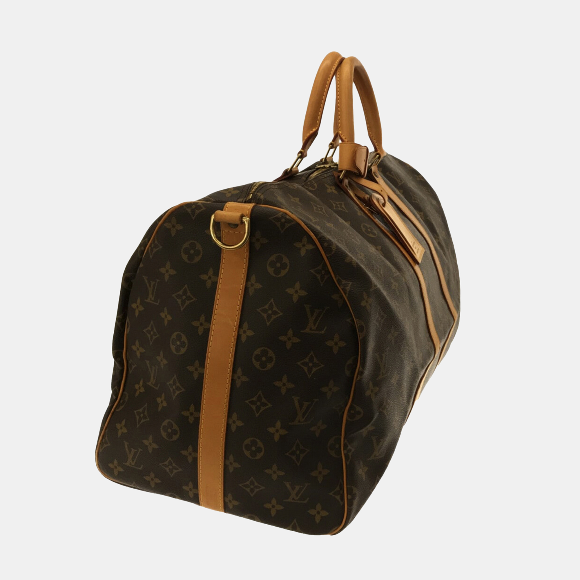 

Louis Vuitton Brown Monogram Keepall Bandouliere 55