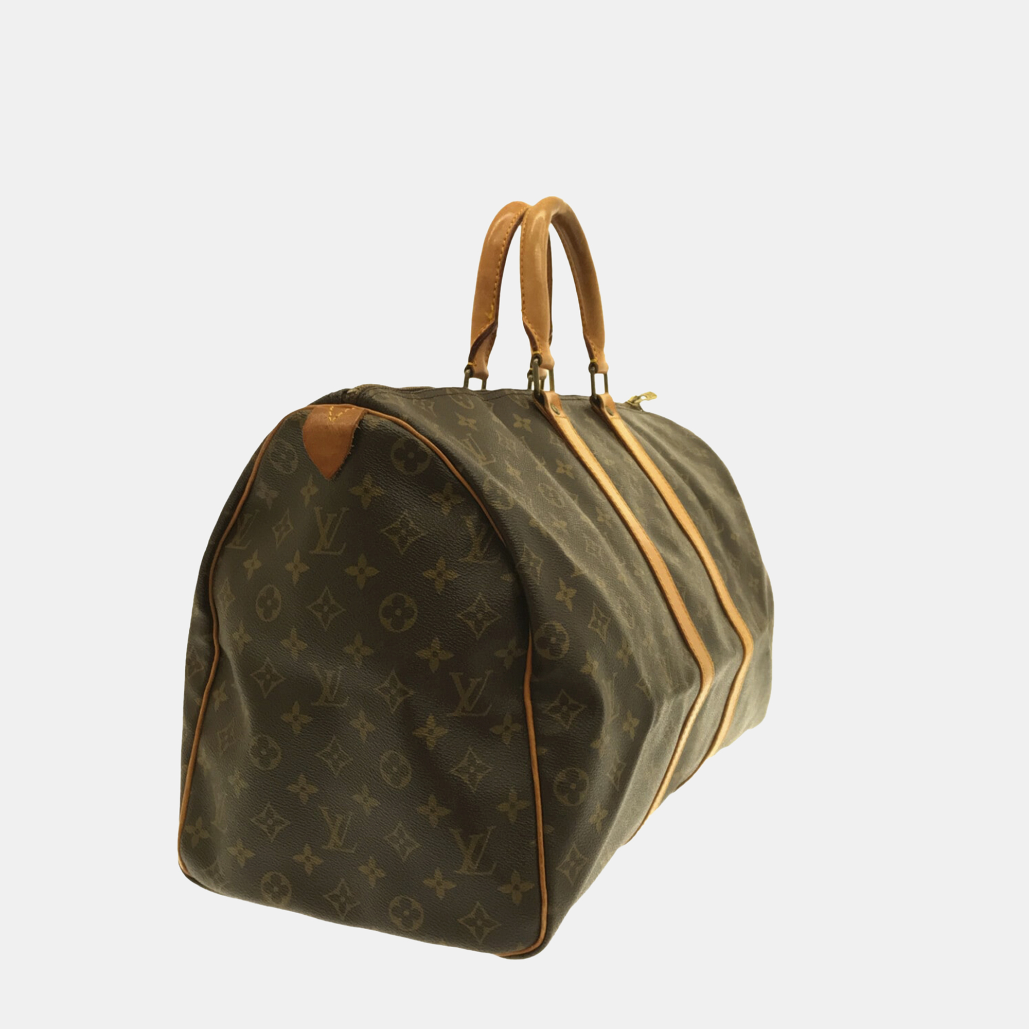

Louis Vuitton Brown Monogram Keepall 50
