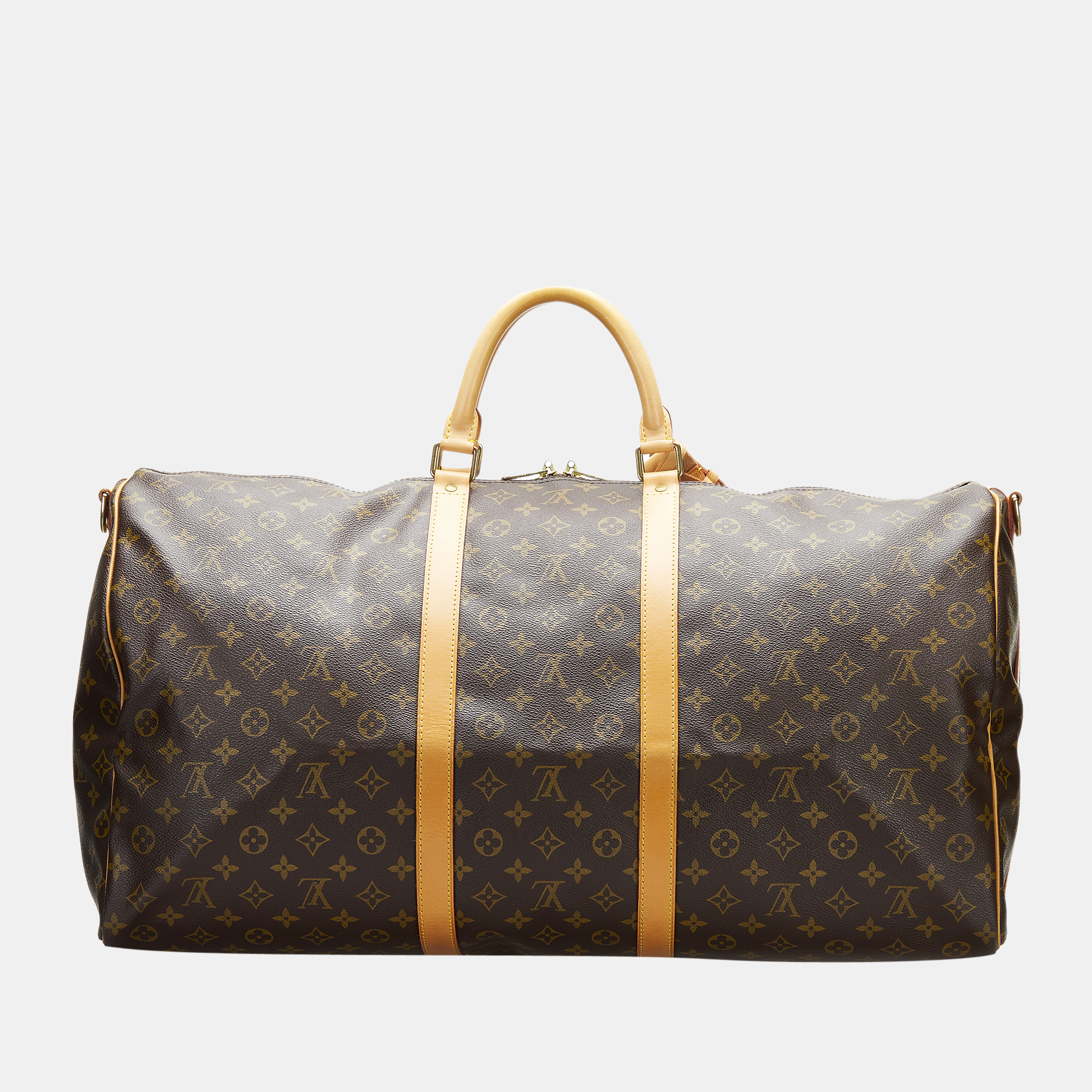 

Louis Vuitton Brown Monogram Keepall Bandouliere 60