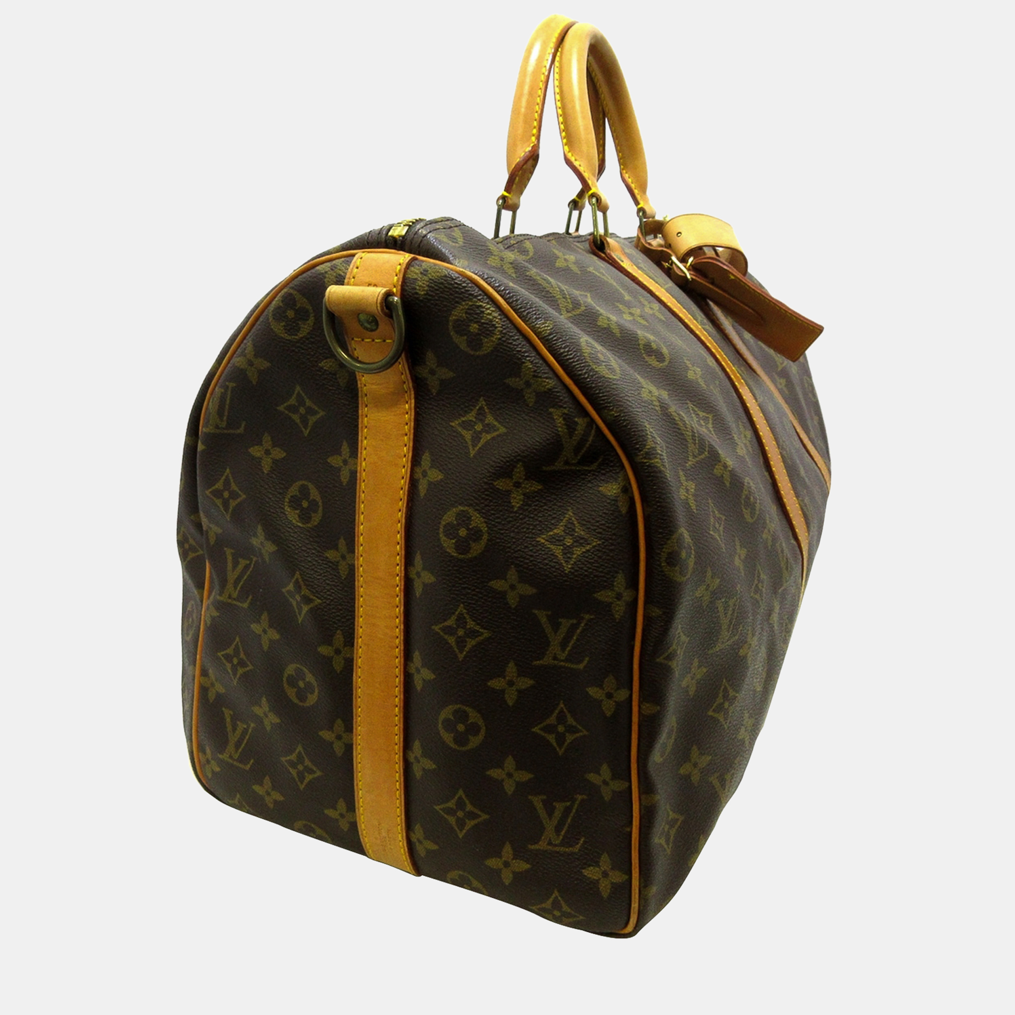 

Louis Vuitton Brown Monogram Keepall Bandouliere 50