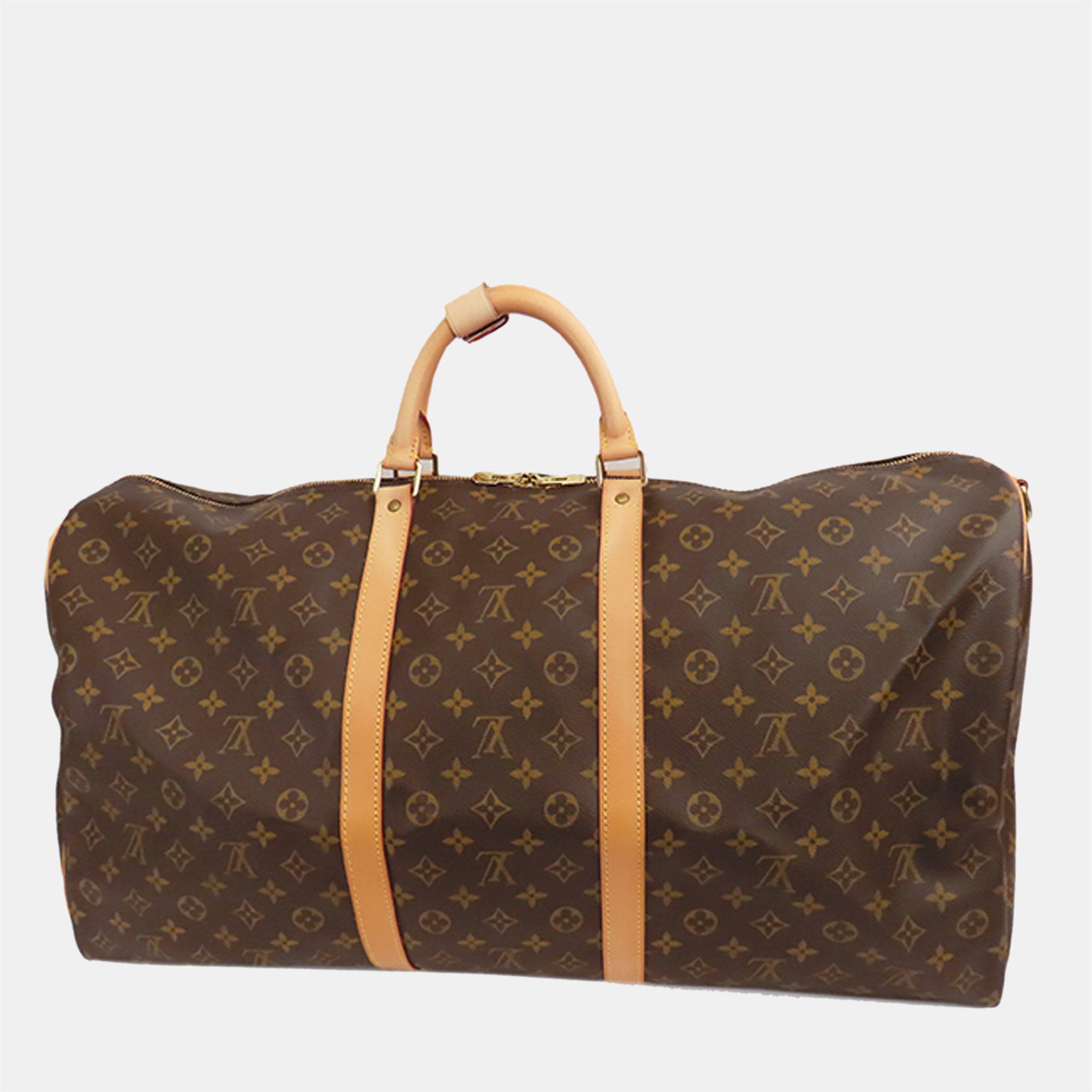 

Louis Vuitton Brown Monogram Keepall Bandouliere 60