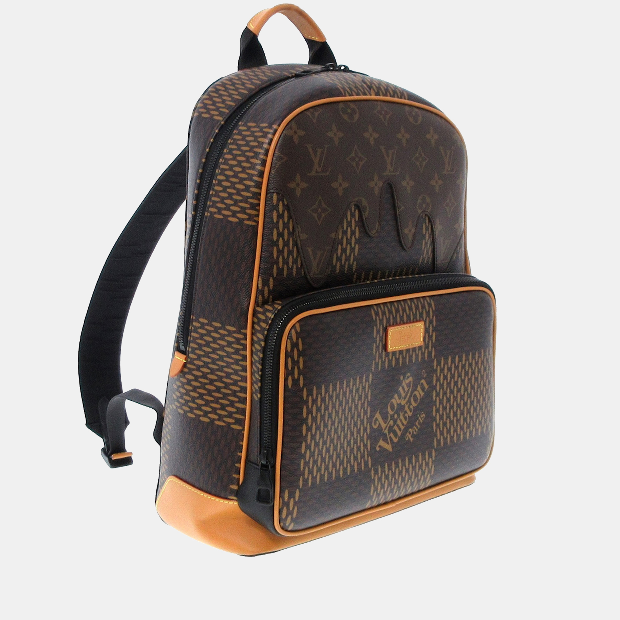 

Louis Vuitton Brown Monogram Nigo Damier Giant Wave Campus Backpack