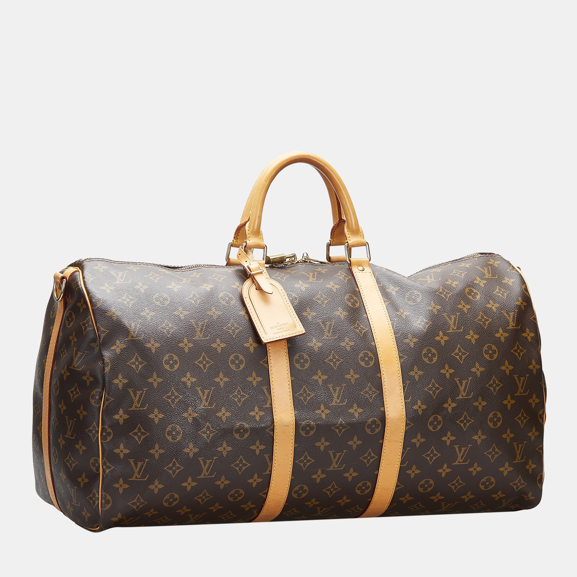 

Louis Vuitton Monogram Keepall Bandouliere 55, Brown
