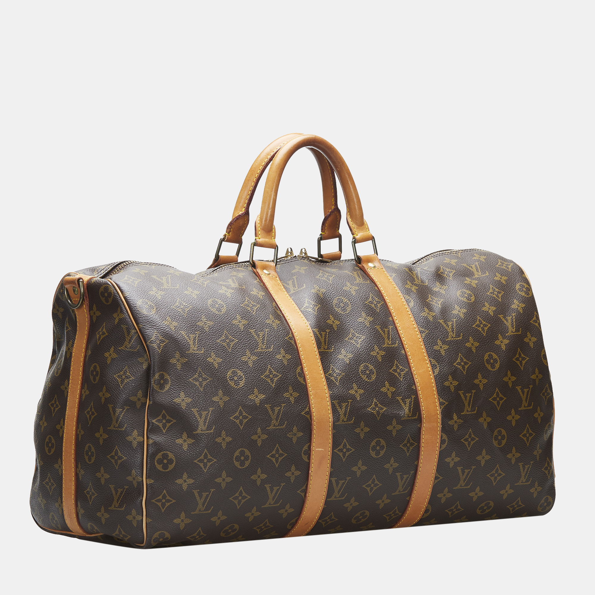 

Louis Vuitton Monogram Keepall Bandouliere 50, Brown
