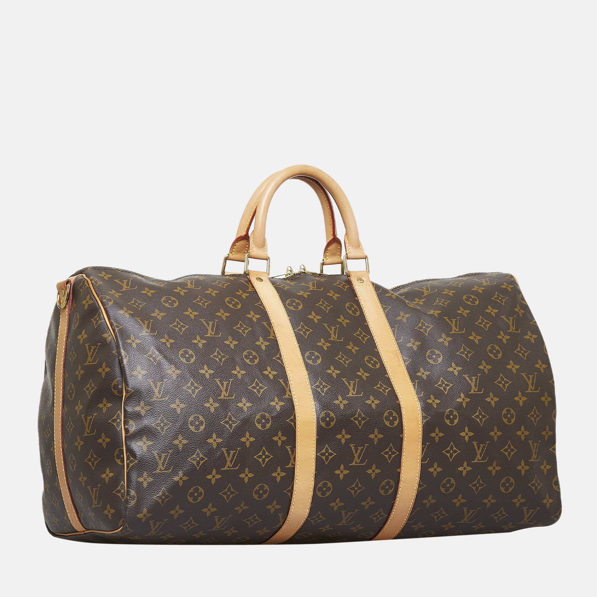 

Louis Vuitton Monogram Keepall Bandouliere 55, Brown