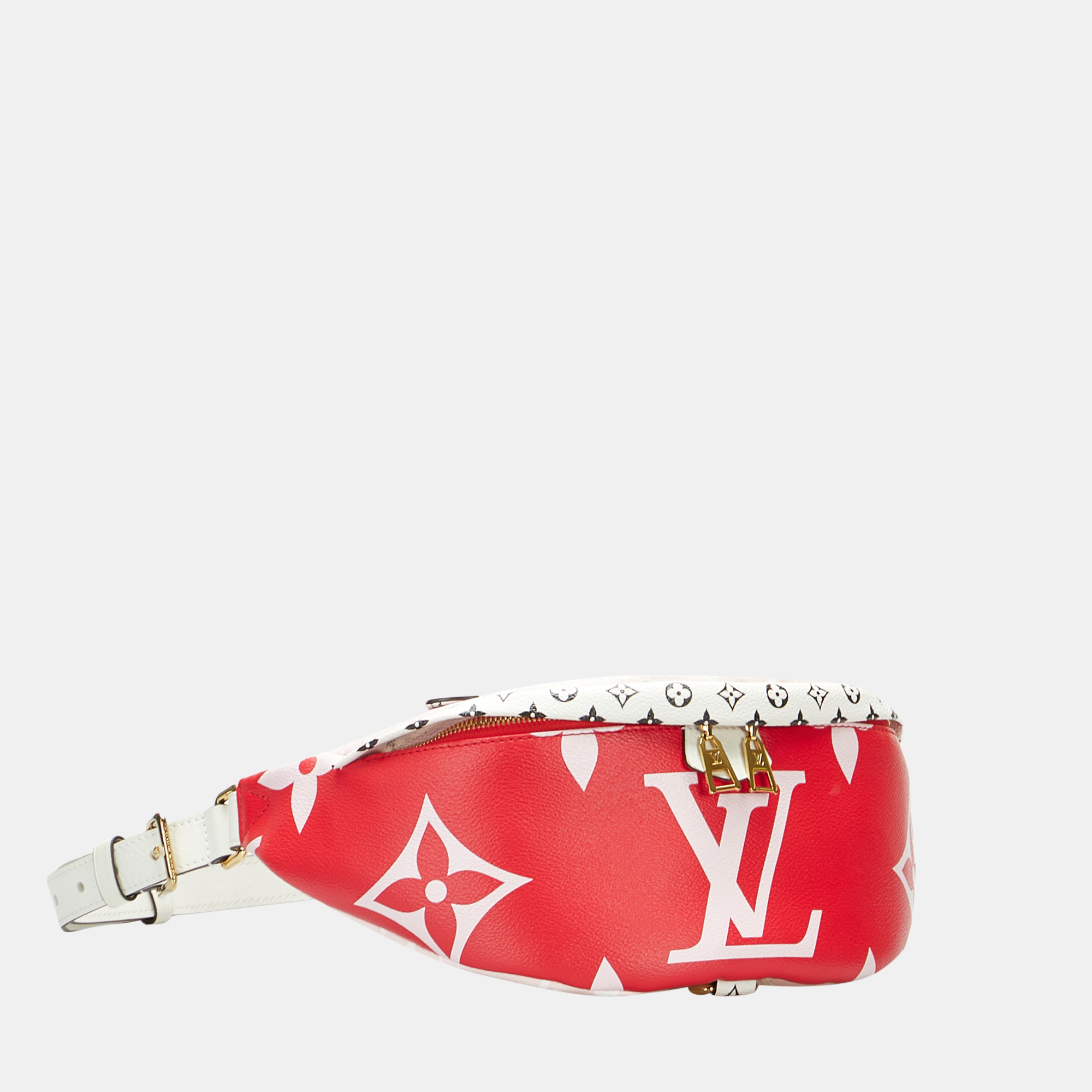 

Louis Vuitton Red Monogram Giant Bumbag