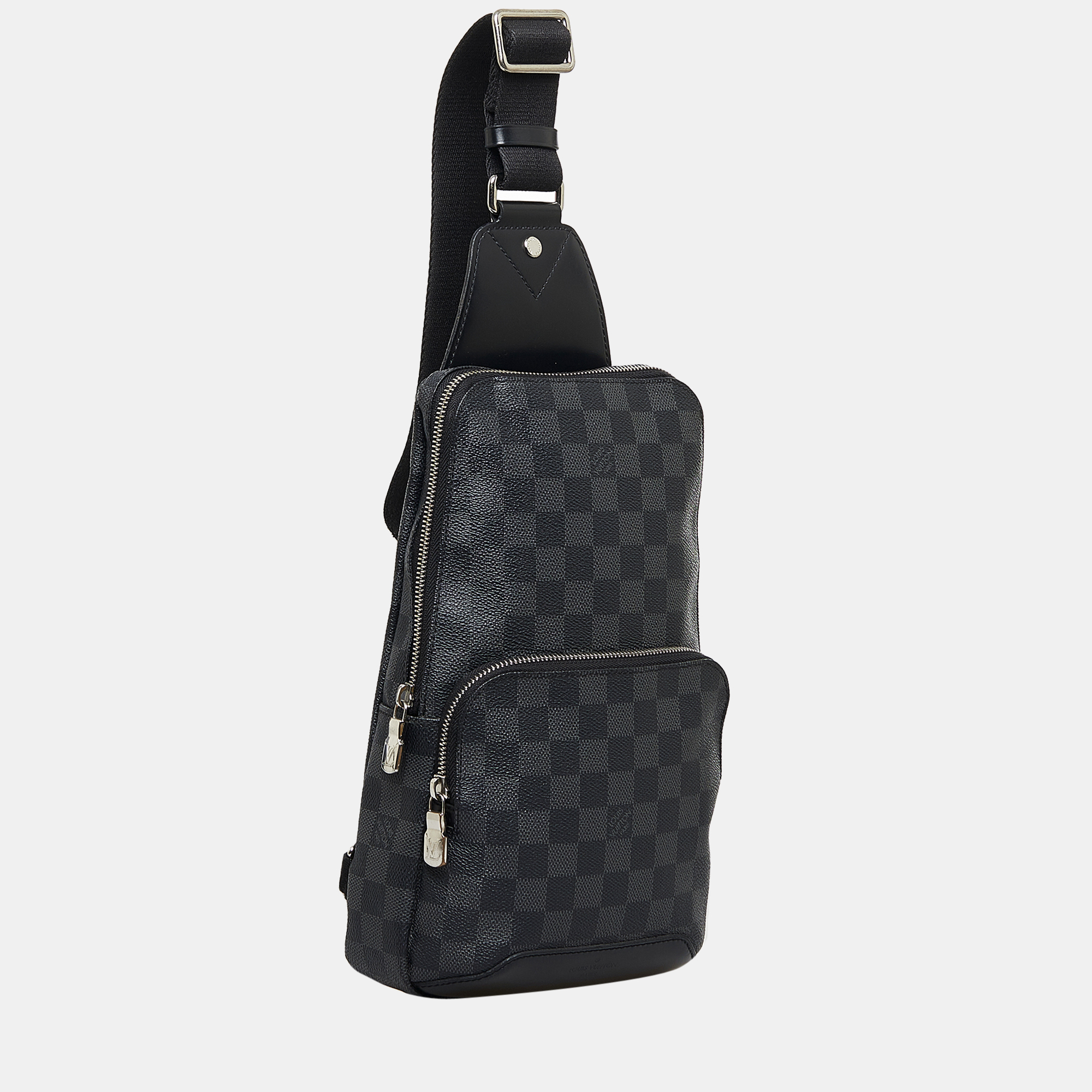 

Louis Vuitton Black Damier Graphite Avenue Sling