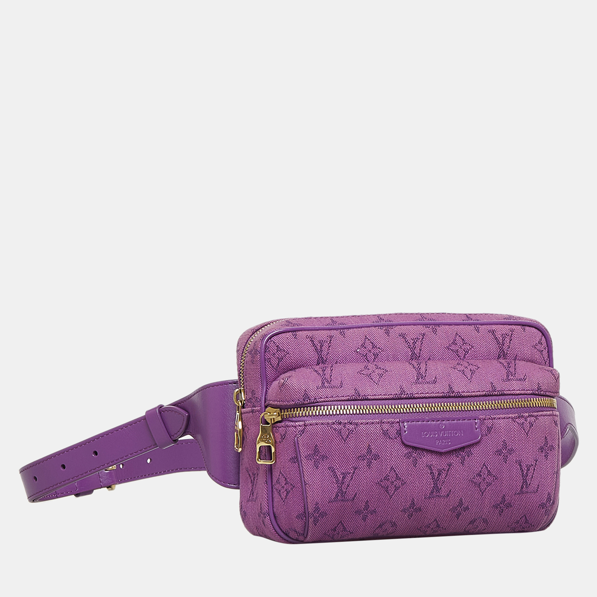 

Louis Vuitton Purple Monogram Denim Outdoor Bumbag