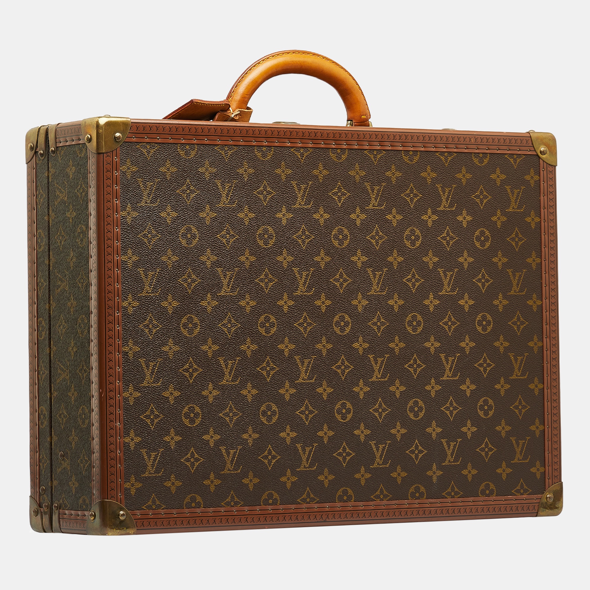 

Louis Vuitton Brown Monogram Alzer Trunk 50