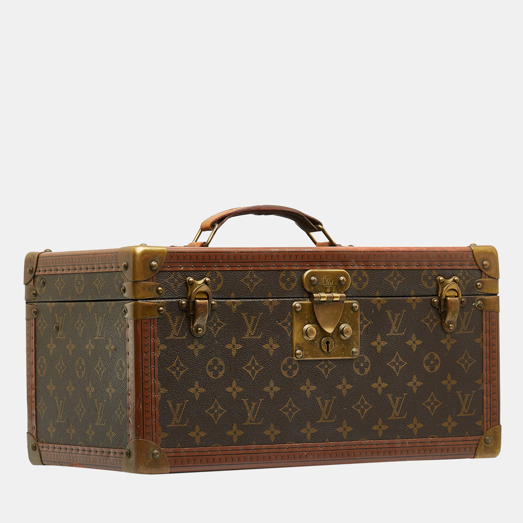 

Louis Vuitton Brown Monogram Alzer Trunk 40