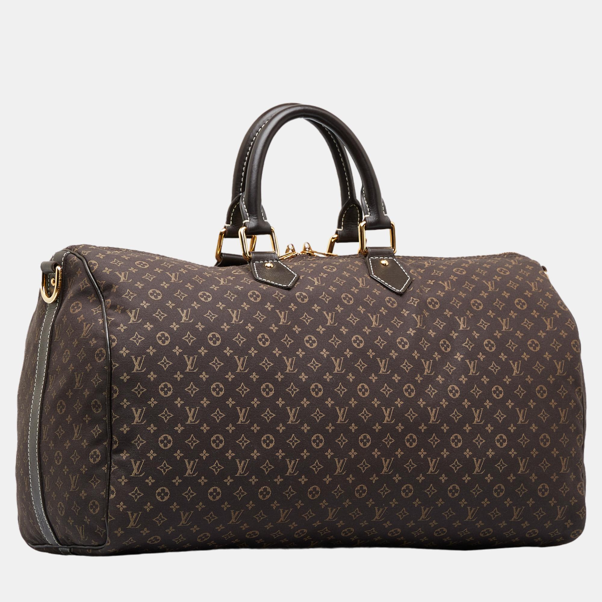 

Louis Vuitton Brown Monogram Idylle Speedy Voyage 45