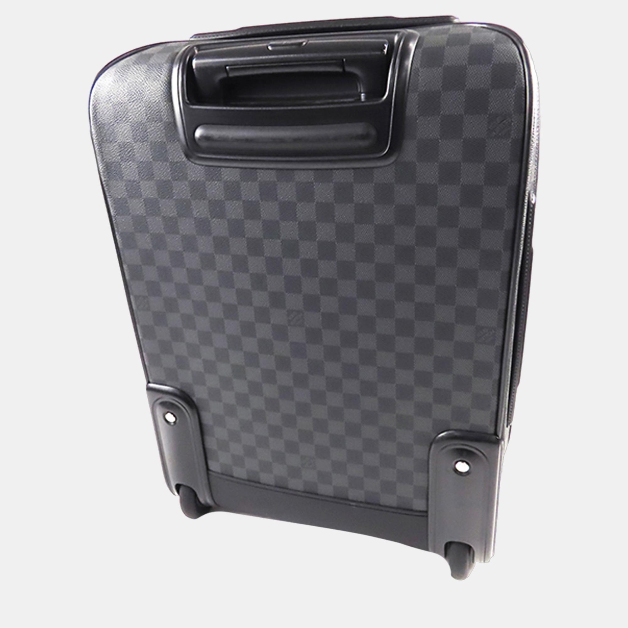 

Louis Vuitton Black Damier Graphite Pegase Business Luggage 55
