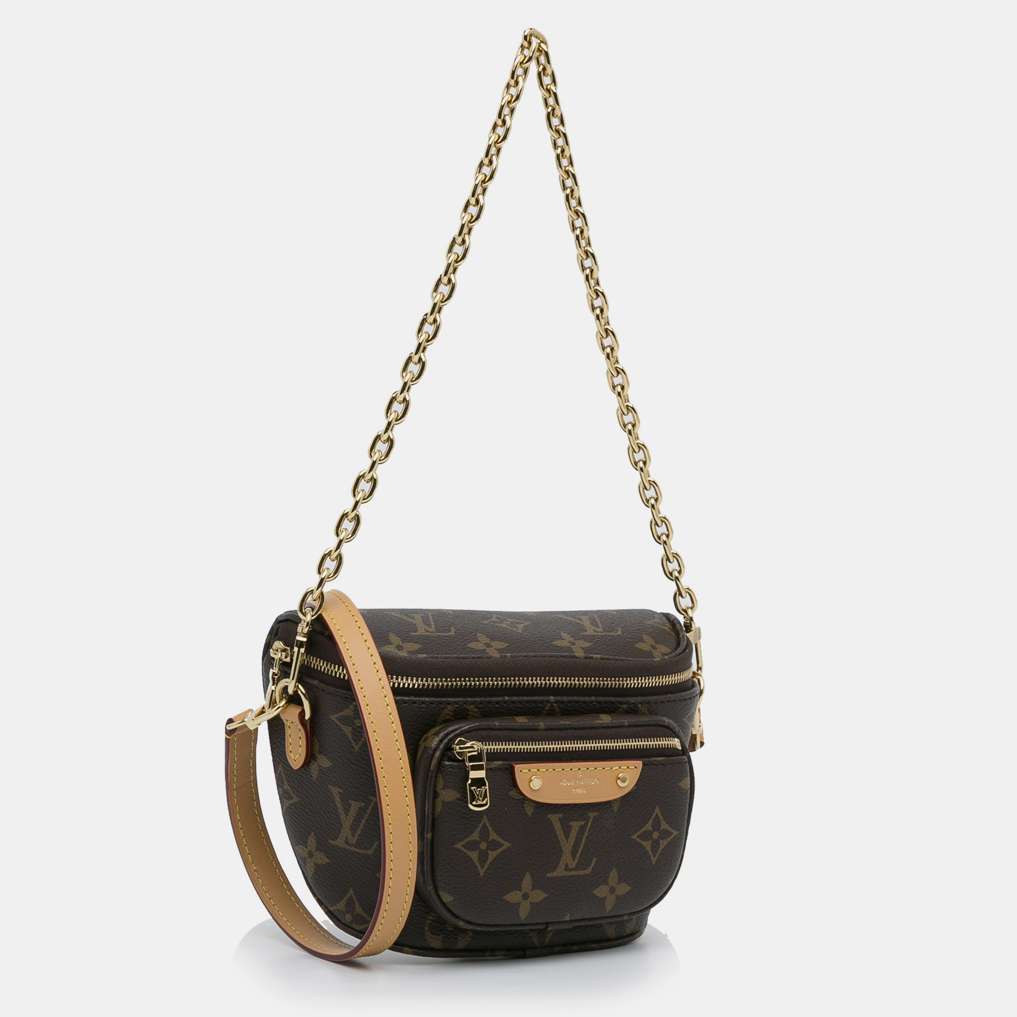 

Louis Vuitton Monogram Mini Bumbag, Brown