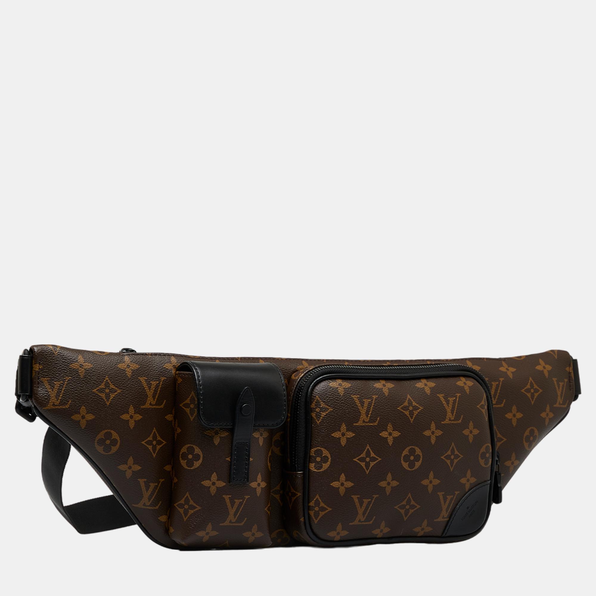 

Louis Vuitton Brown Monogram Macassar Christopher