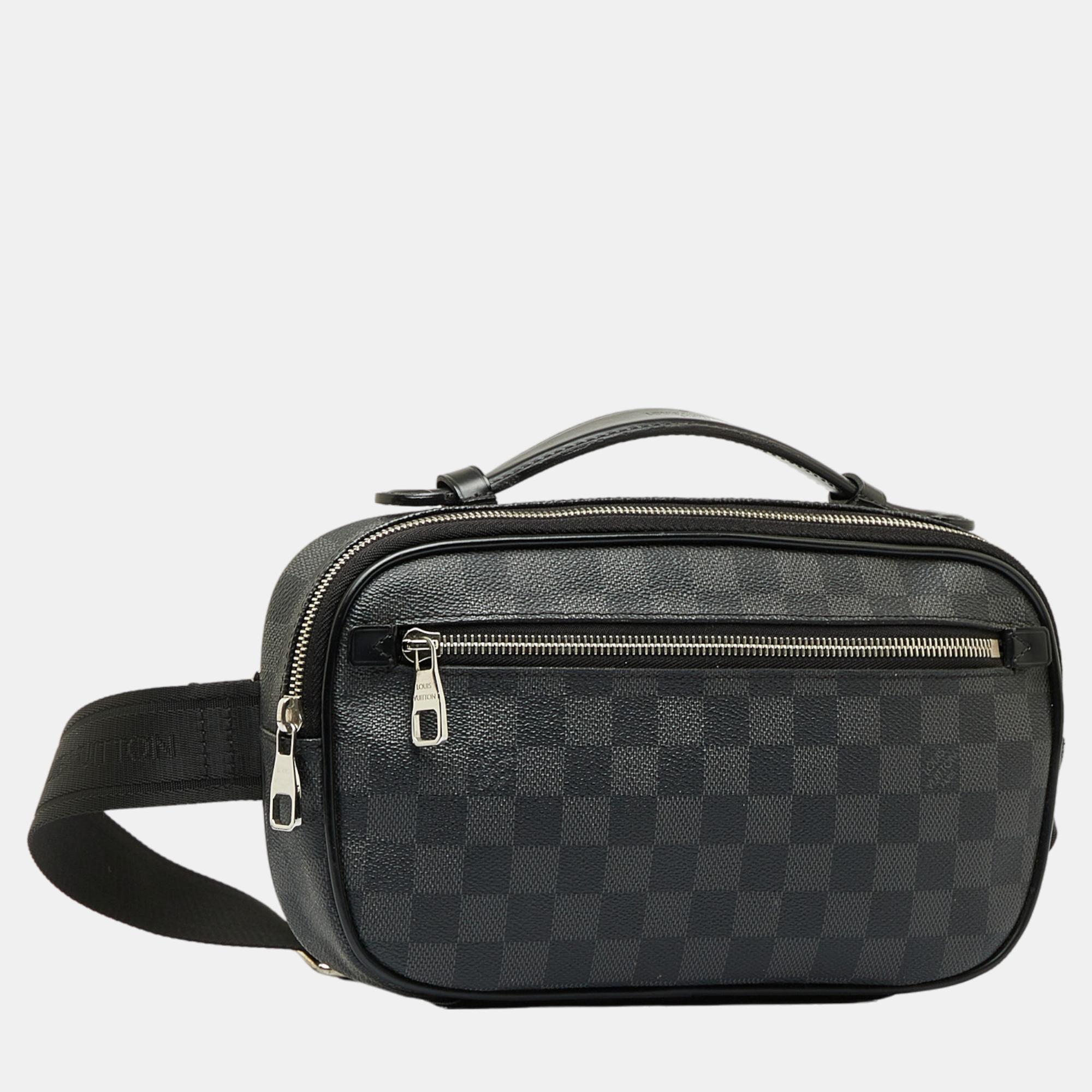 

Louis Vuitton Black Damier Graphite Ambler