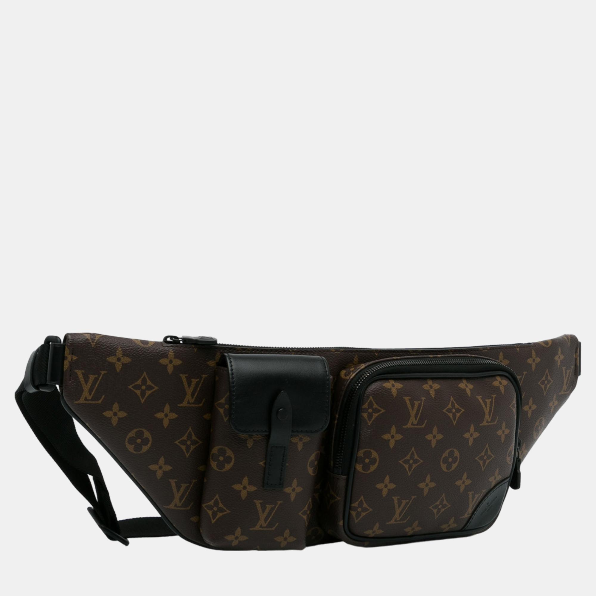 

Louis Vuitton Brown Monogram Macassar Christopher Bumbag