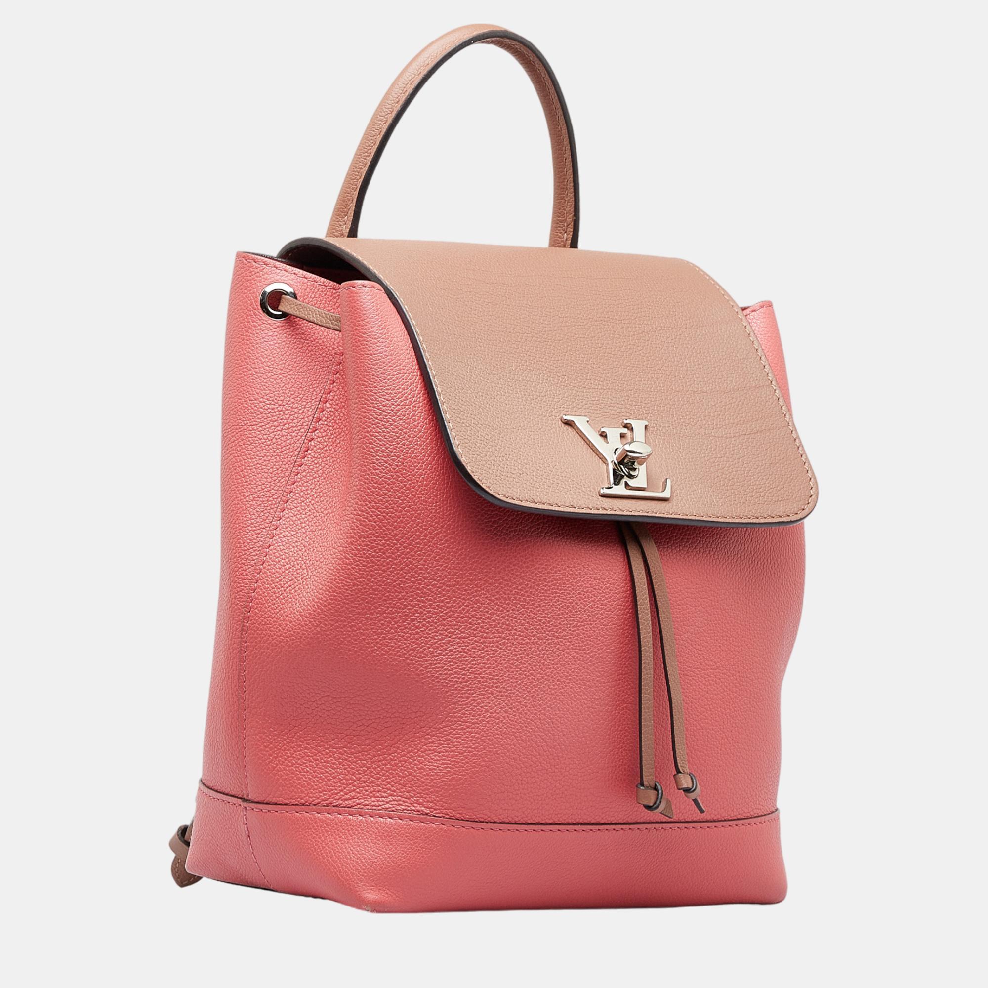 

Louis Vuitton Pink Lockme Backpack