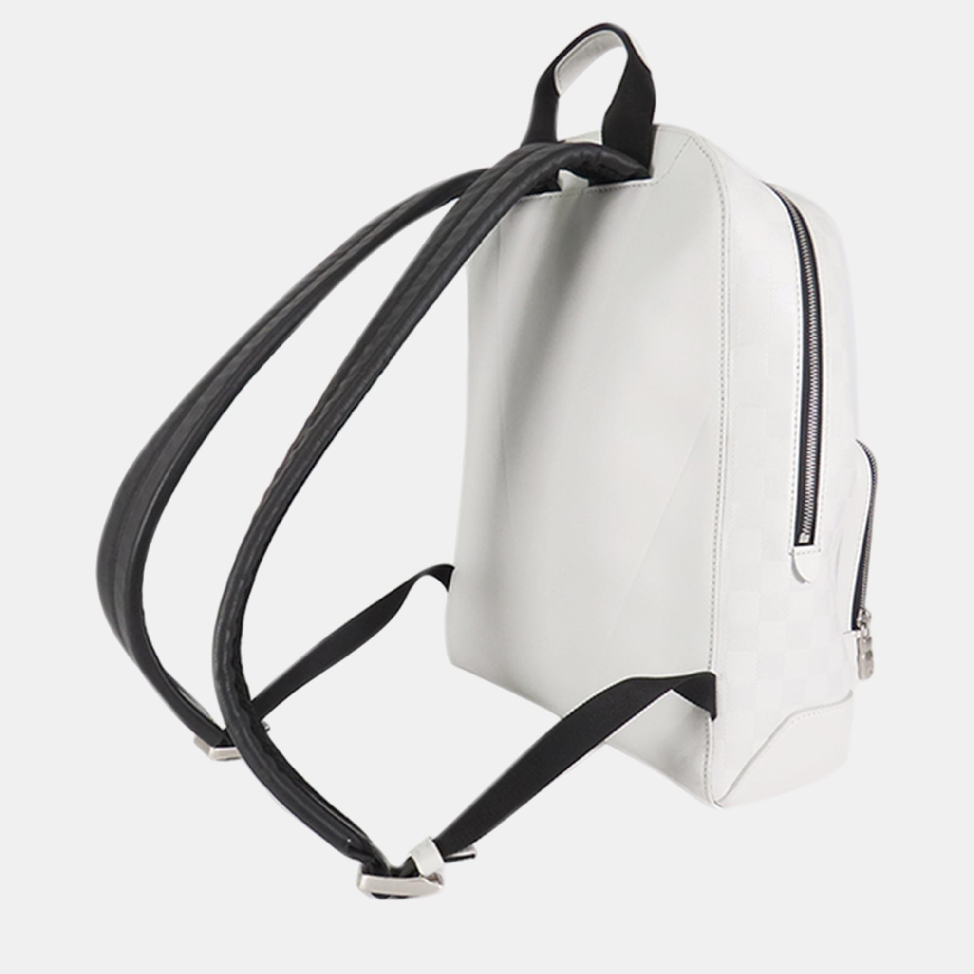 

Louis Vuitton White Damier Infini Campus Backpack