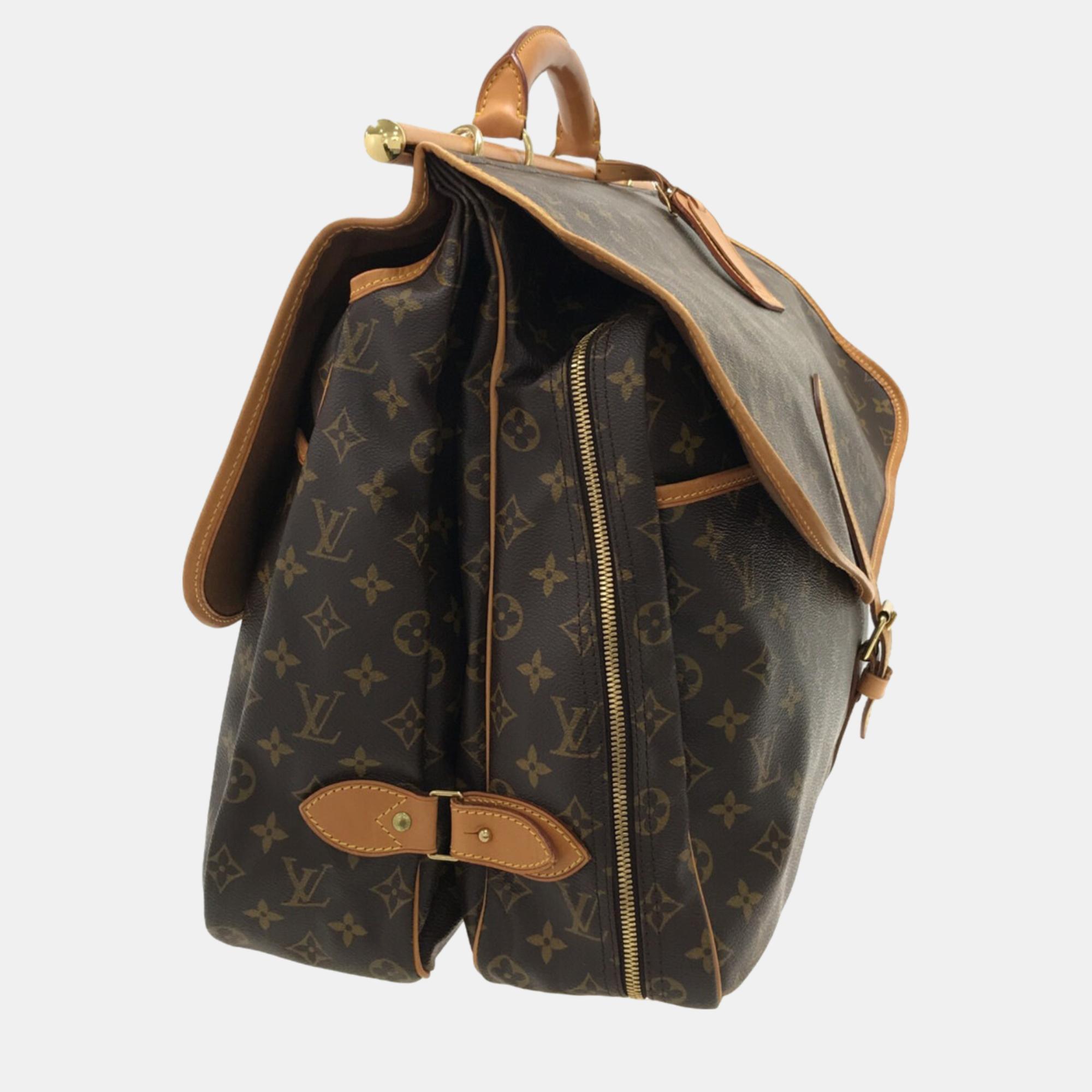 

Louis Vuitton Brown Monogram Sac Chasse Hunting Bag