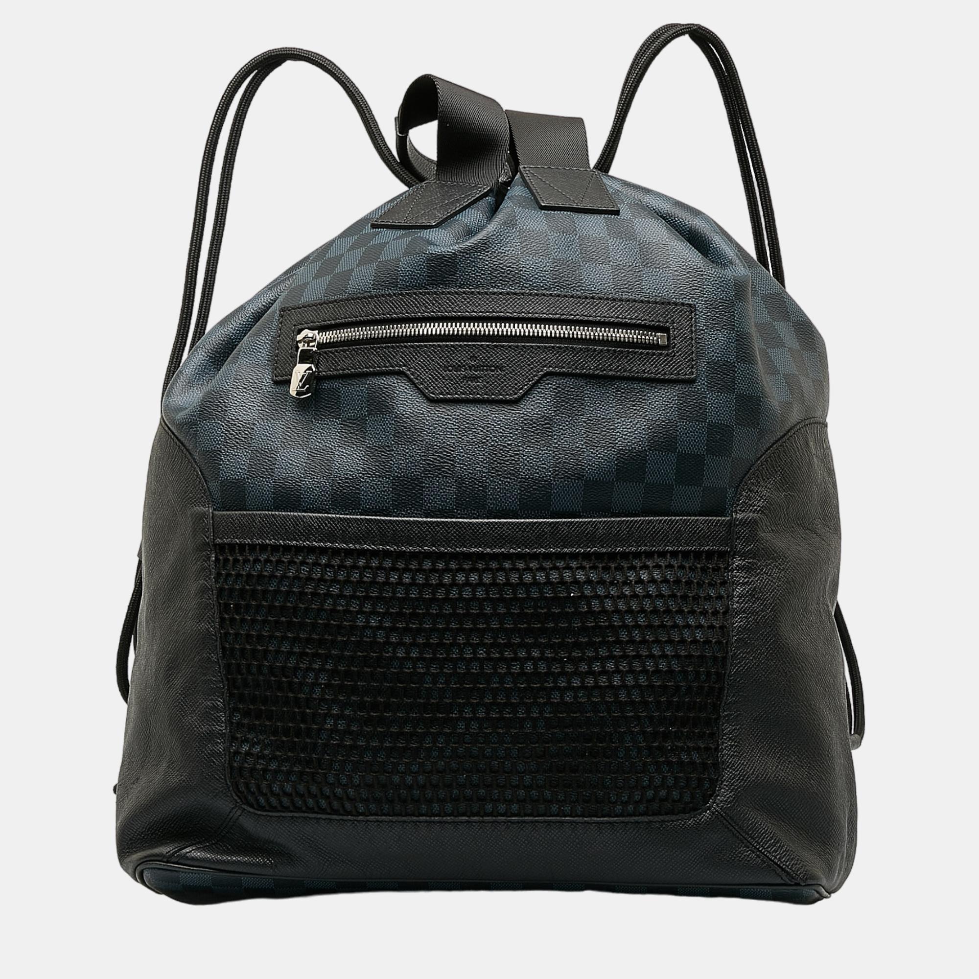 

Louis Vuitton Blue Damier Cobalt Matchpoint Hybrid Backpack